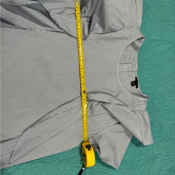 Ann Taylor Ribbed Ruffle Sleeve Top - Picture 7 of 8